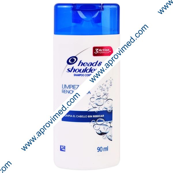 HEAD&SHOULDERS Limpieza Renovadora SHAMPOO Fco. 90 ML.