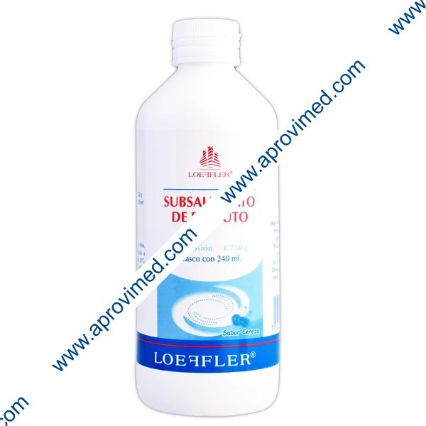 SUBSALICILATO DE BISMUTO (Loeffler) SUSP. Fco. 240 ML. 1.750 G/100 ML.