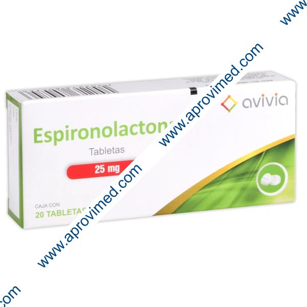 ESPIRONOLACTONA (Avivia) c/20 TABS. 25 MG.