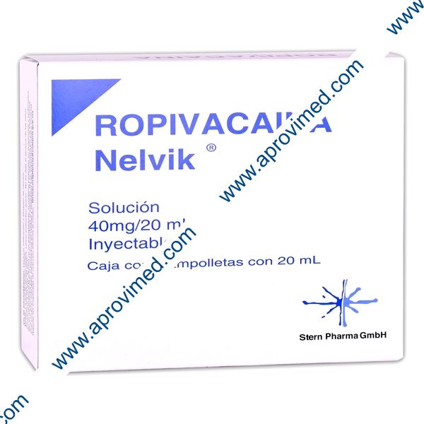 NELVIK Sol. Iny. c/5 AMPTAS. 40 MG/20 ML.