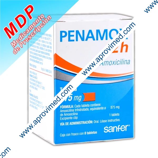 PENAMOX 12H c/8 TABS. 875 MG.