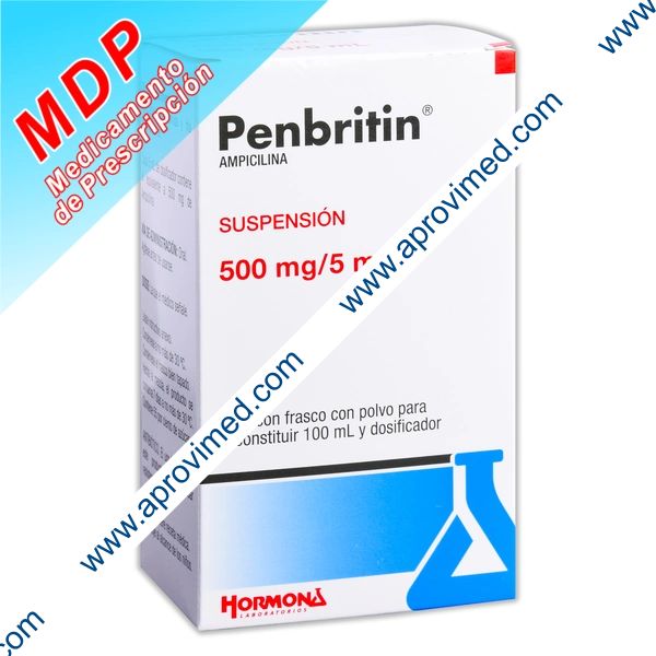 PENBRITIN SUSP. Fco. 100 ML. 500 MG/5 ML.