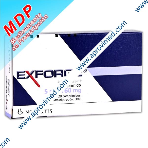 EXFORGE c/28 COMPS. 5/160 MG.