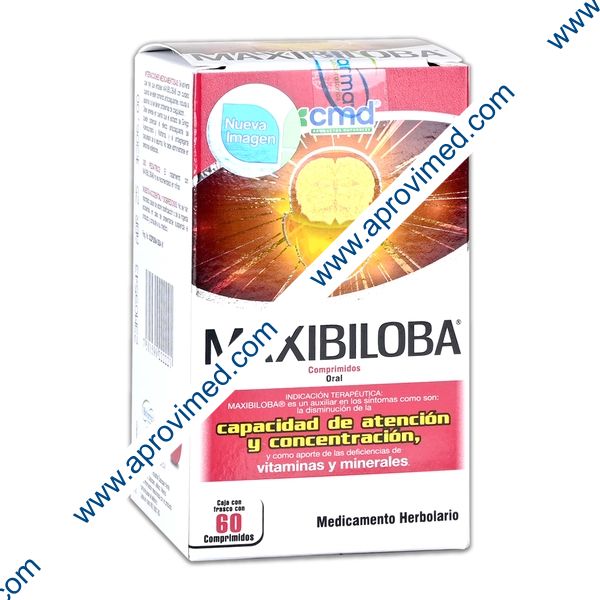 MAXIBILOBA c/60 COMPS. 250 MG.