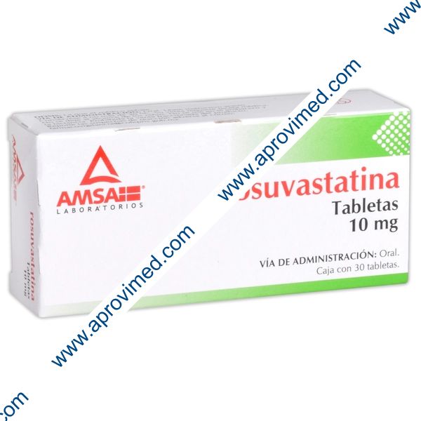 ROSUVASTATINA (Amsa) c/30 TABS. 10 MG.