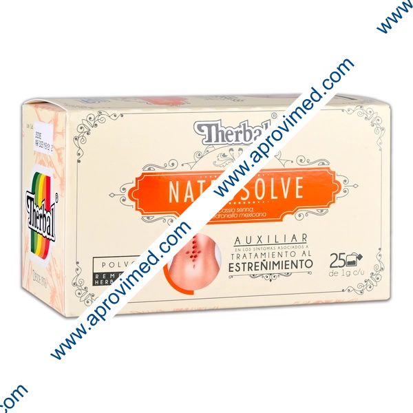NATROSOLVE p/Infusión c/25 SOBS. 1 G.