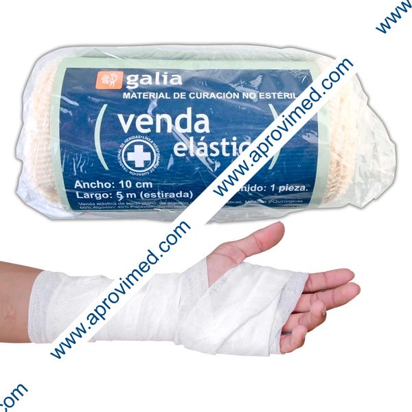 VENDA ELÁSTICA (Galia) A: 10cm. L: 5mt. c/1 Pza.