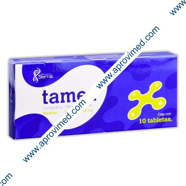 TAMEX c/10 TABS. 5.0/0.25 MG.