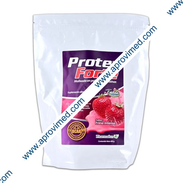 PROTE FORTE POLVO Sabor Fresa Bolsa c/400 G.