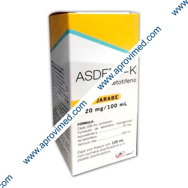 ASDERT-K JARABE Fco. 120 ML. 20 MG/100 ML.