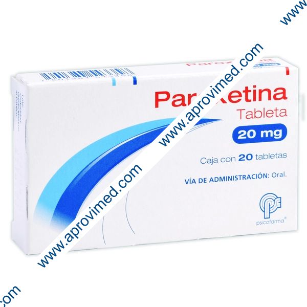 PAROXETINA (Psicofarma) c/20 TABS. 20 MG.