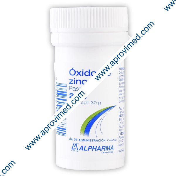 ÓXIDO DE ZINC (Alpharma) PASTA 25% Tarro c/30 G.