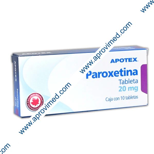 PAROXETINA (Apotex) c/10 TABS. 20 MG.