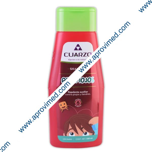 SHAMPOO ANTIPIOJOS Uso Diario (Cuarzo) 550 ML.