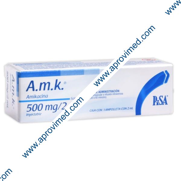 AMK Sol. Iny. c/1 AMPTA. 500 MG/2 ML.
