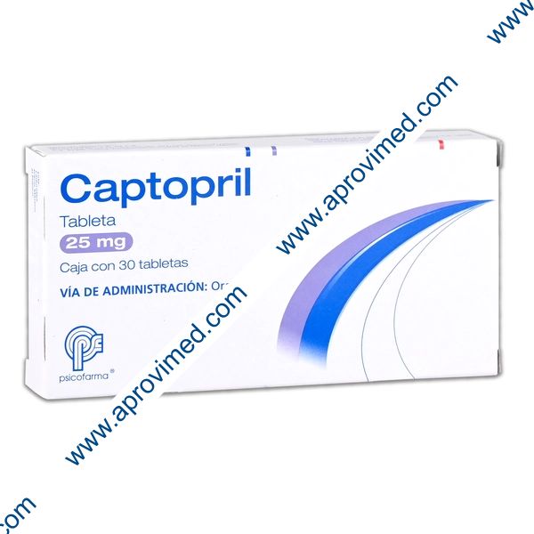 CAPTOPRIL (Psicofarma) c/30 TABS. 25 MG