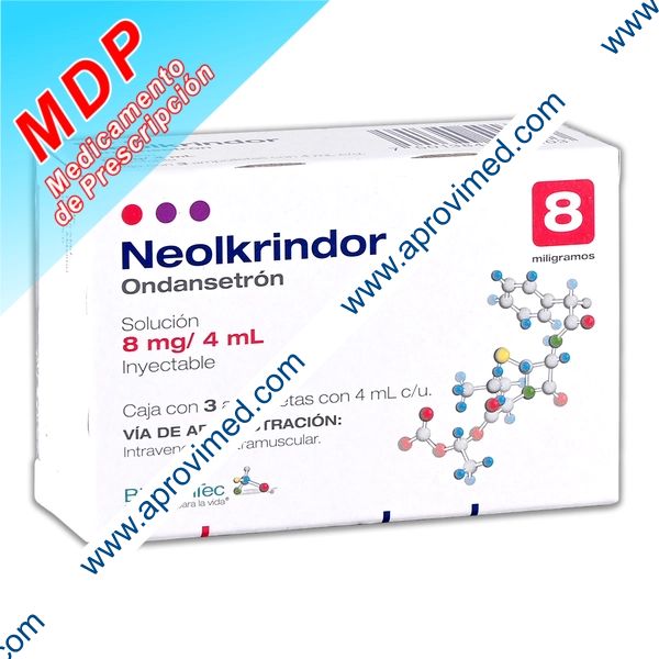 NEOLKRINDOR Sol. Iny. c/3 AMPTAS. 8 MG/4 ML.