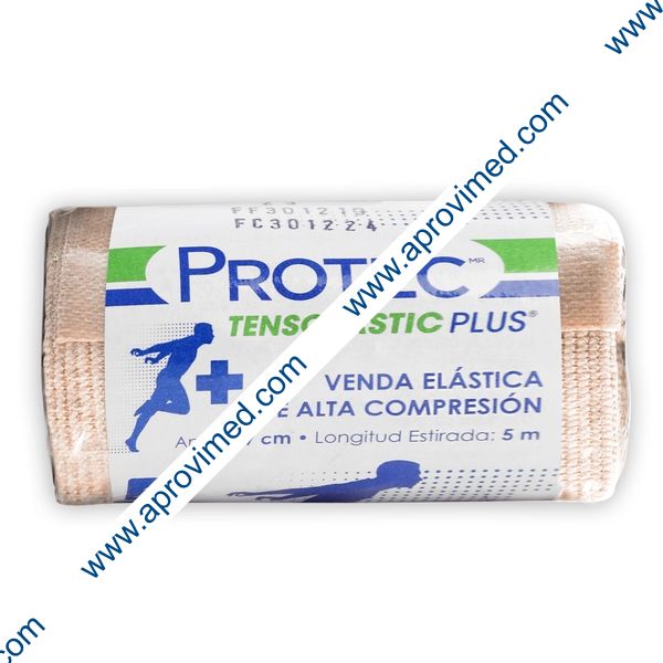 TENSOLASTIC PLUS (Protec) A: 7cm. L: 5mt. c/1 Pza.