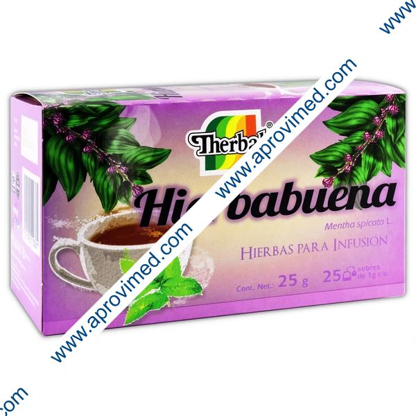 HIERBABUENA p/Infusion c/25 SOBS. 1 G.