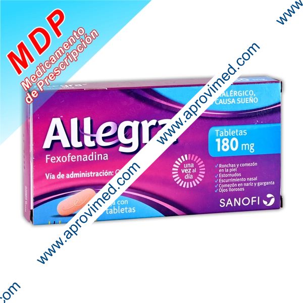 ALLEGRA c/10 TABS. 180 MG.