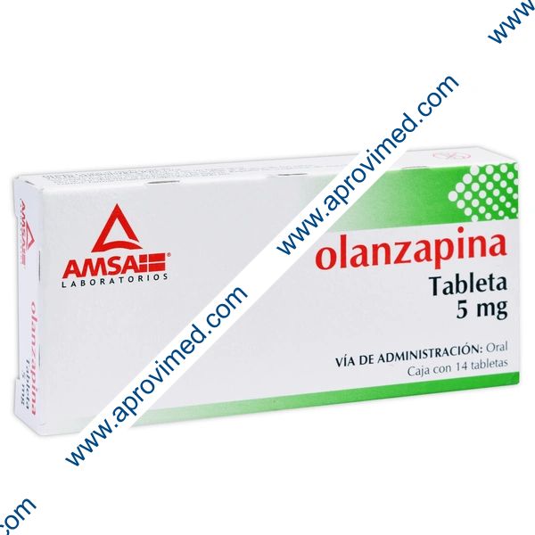 OLANZAPINA (Amsa) c/14 TABS. 5 MG.