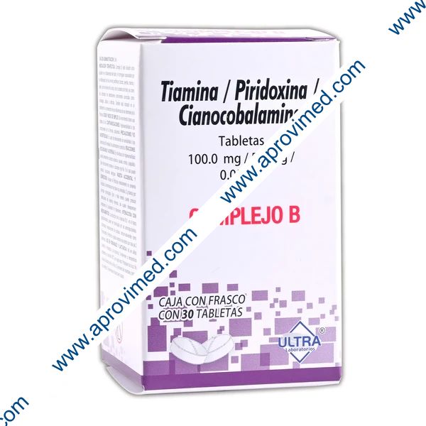 COMPLEJO B (Ultra) c/30 TABS. 100/5/0.05 MG.