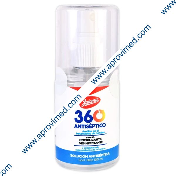 360 ANTISÉPTICO SOLUCIÓN Fco. Atomizador 100 ML. 60 PPM.