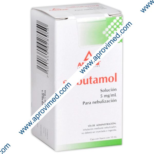 SALBUTAMOL (Amsa) SOL. p/Nebulización Fco. 10 ML. 5 MG/1 ML.