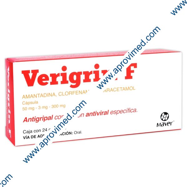 VERIGRIN-F c/24 CAPS. 50/3/300 MG.