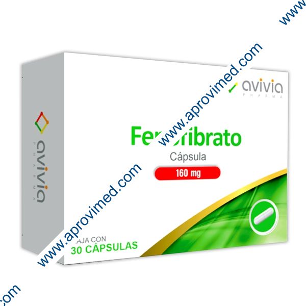 FENOFIBRATO (Avivia) c/30 CAPS. 160 MG.