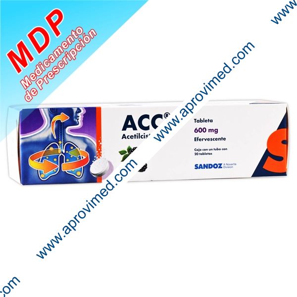 ACC c/20 TABS. EFERVESCENTES 600 MG.