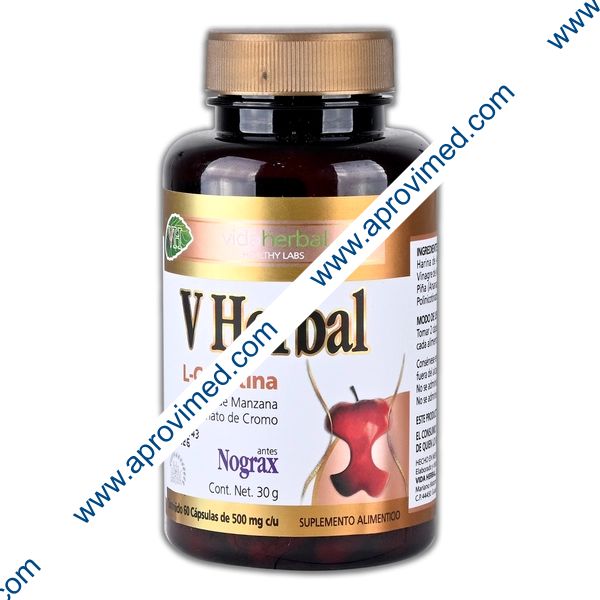 V HERBAL c/60 CAPS. 500 MG.