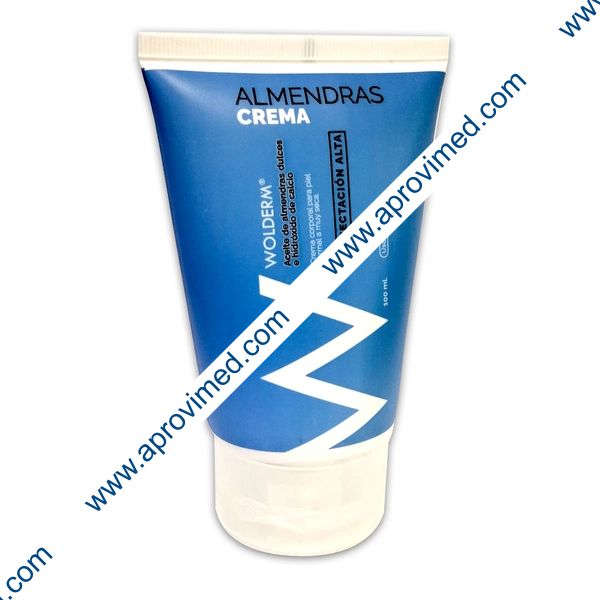 WOLDERM CREMA de ALMENDRAS DULCES Tubo c/100 ML.