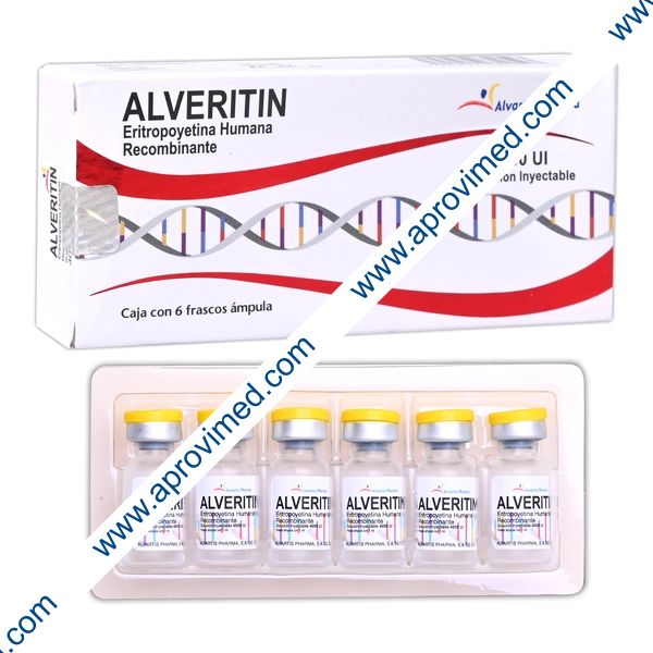 ALVERITIN Sol. Iny. c/6 FCOS. AMP. 4000 UI/1 ML.