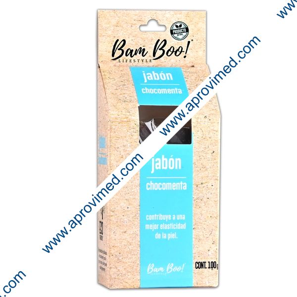 JABÓN CHOCOMENTA (Bam Boo) Barra c/100 G.