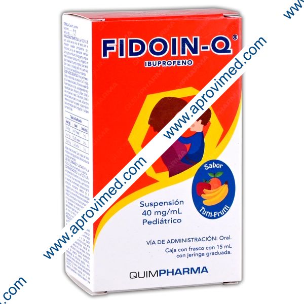 FIDOIN-Q SUSP. Pediátrico Fco. 15 ML. 40 MG/1 ML.