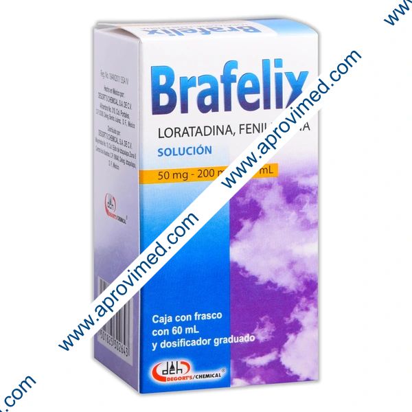 BRAFELIX SOLUCION Fco. 60 ML. 50-200 MG/100 ML. y Dosificador