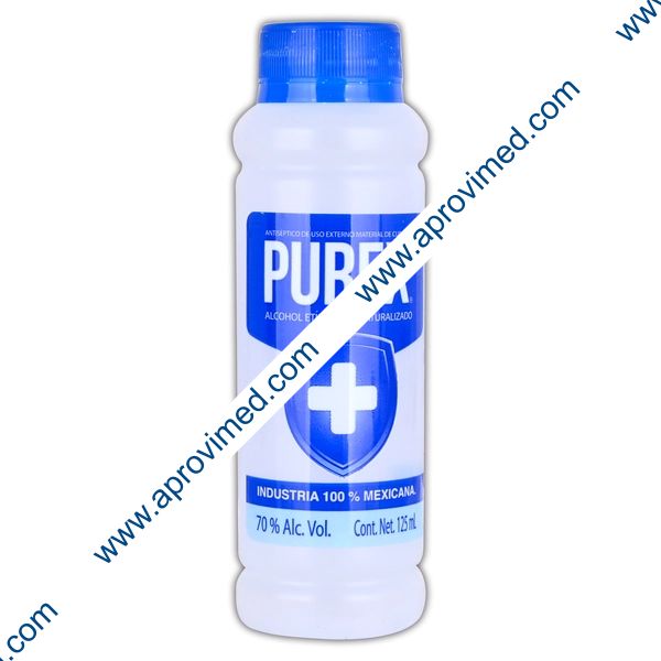 ALCOHOL ETÍLICO Desnaturalizado (Purex) 70% Fco.  125 ML.