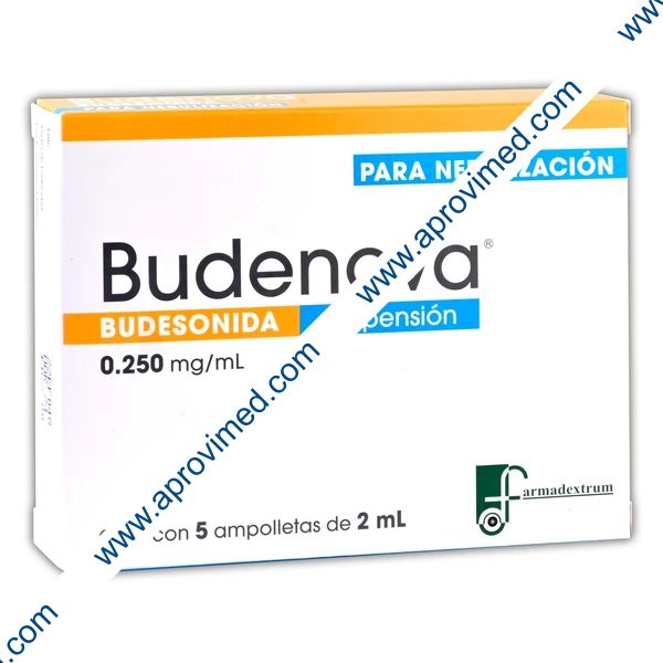 BUDENOVA SUSP. p/Nebn. c/5 AMPTAS. 2 ML. 0.250 MG/1 ML.