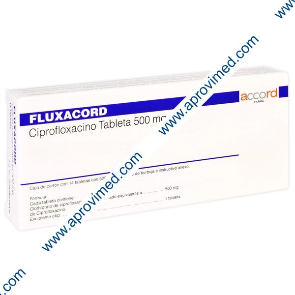 FLUXACORD c/14 TABS. 500 MG.