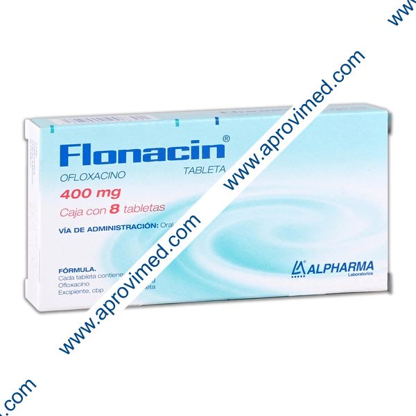 FLONACIN c/8 TABS. 400 MG.