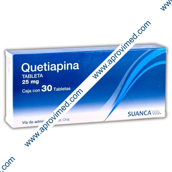 QUETIAPINA (Suanca) c/30 TABS.  25 MG.