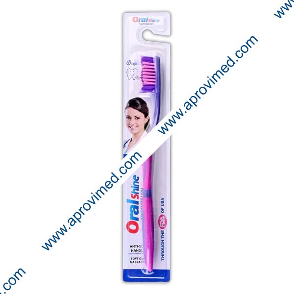 CEPILLO DENTAL ORAL SHINE ADULTO MOD. 3508 c/1 Pza.