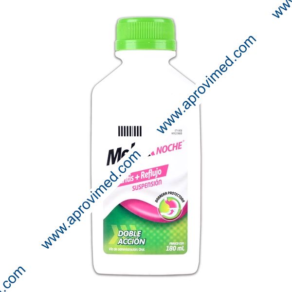 MELOX NOCHE SUSP. Fco. 180 ML. 3.5-2.8-5.0-1.5 G/100 ML.