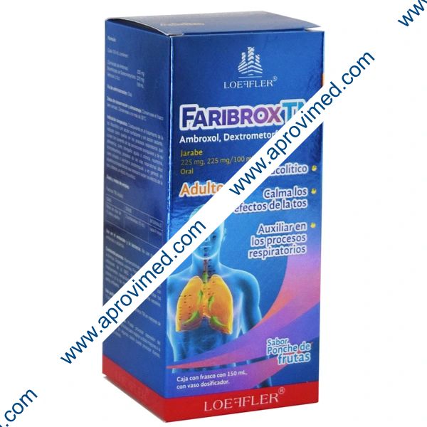 FARIBROX TM JBE. Adulto Fco. 150 ML. 225-225 MG/100 ML.