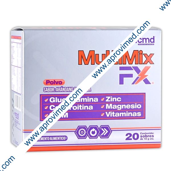 MULTIMIX FX POLVO Sab. Arándano-Fresa c/20 SOBRES 10 G.