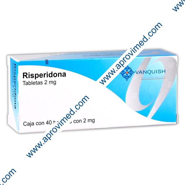 RISPERIDONA (Vanquish) c/40 TABS. 2 MG