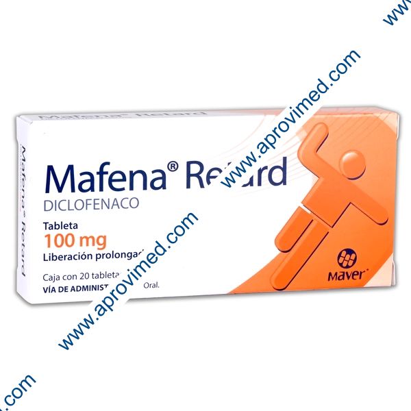 MAFENA Retard c/20 TABS. L.P. 100 MG.