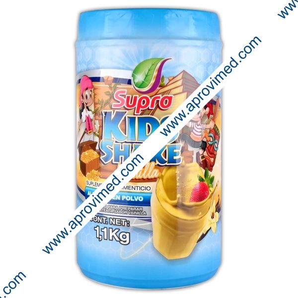 KIDS SHAKE (Supra) Polvo Sabor Vainilla BOTE c/1.1 KG.