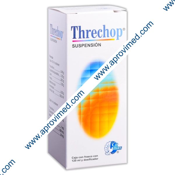 THRECHOP SUSP. Fco. 120 ML. 0.40-1.25-20-1-0.02 G/100 ML.